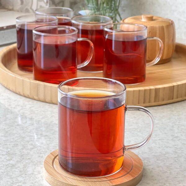 لیوان پیرکس دسته دار